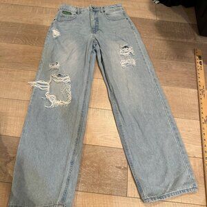 EMPYRE WOMENS SIZE 10 WIDE LEG DENIM JEANS